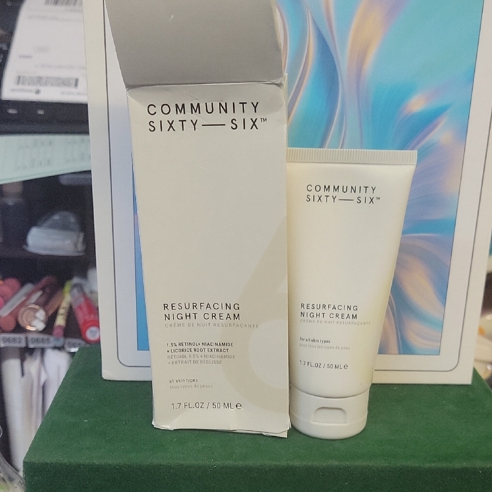 Community Sixty-Six Resurfacing Night Cream 50ml New Sealed Tube in Box